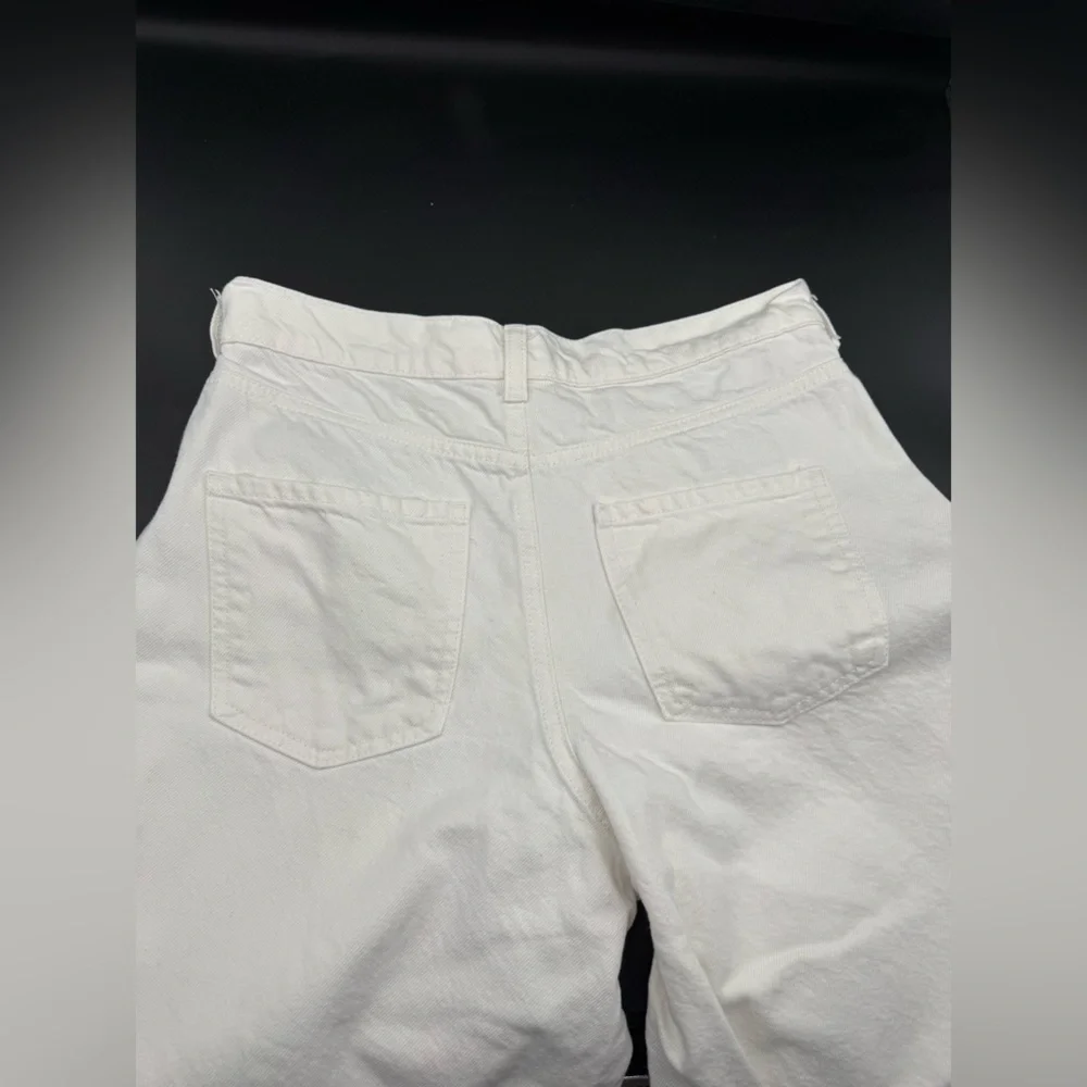 Primark White Wide Leg Crop Jeans - Picture 4 of 9